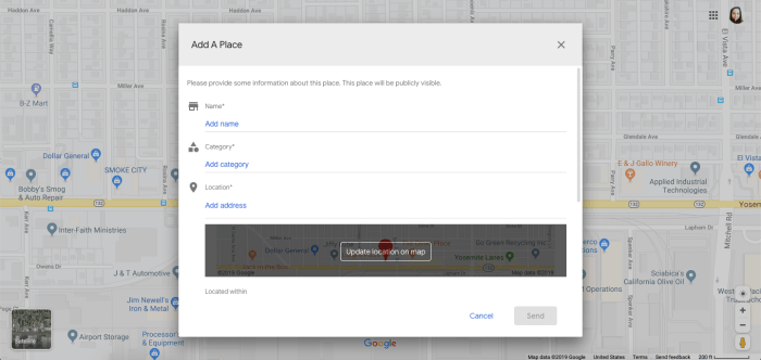 Cara menambahkan tempat lokasi baru google maps