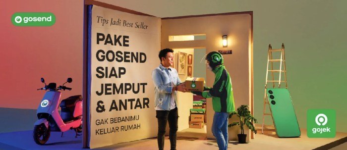 Tutorial menggunakan fitur gosend kirim barang