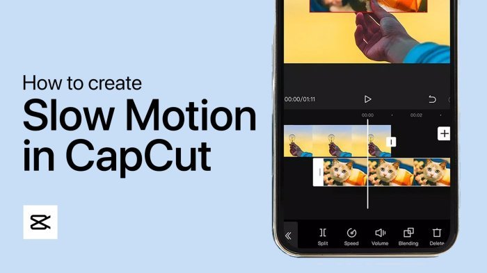 Tutorial mengatur kecepatan video slow motion fast motion capcut