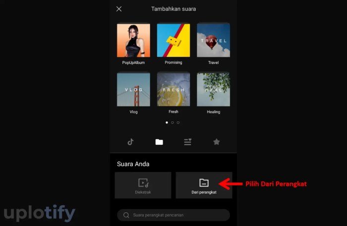 Cara edit video jedag jedug pakai capcut di hp