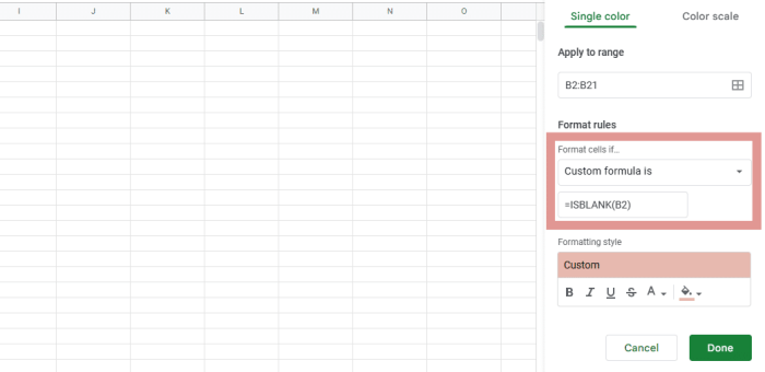 How to Use Conditional Formatting in Google Sheets: A Step-by-Step ... Panduan conditional formatting di google sheets
