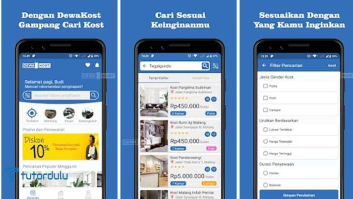 Aplikasi Peta Kos & Kontrakan: Filter Harga, Jarak, & Fasilitas