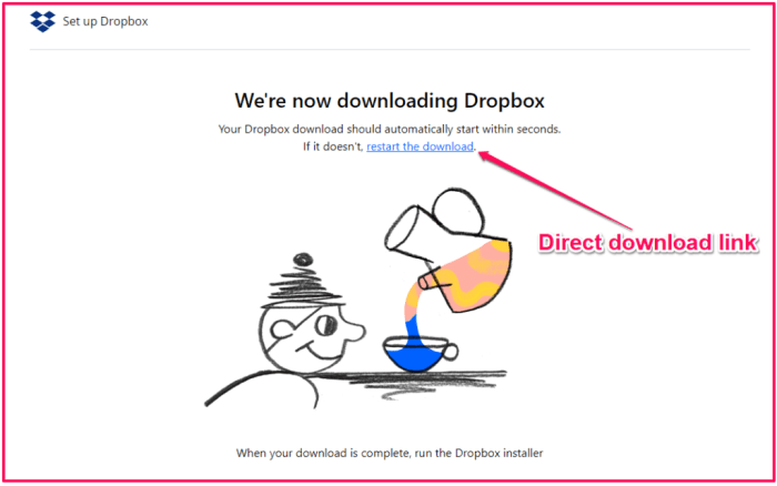 Tips mengakses file dropbox secara offline