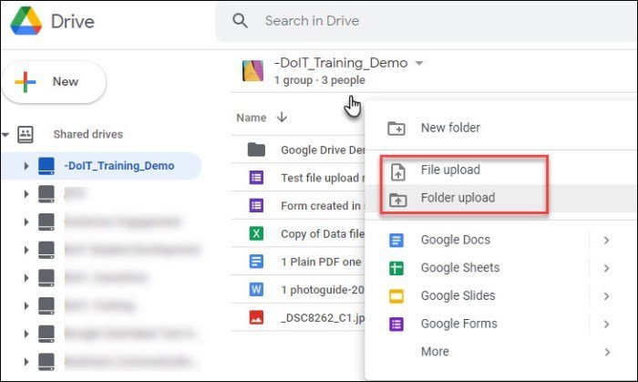 Google Drive: upload file & folder besar langsung dari HP