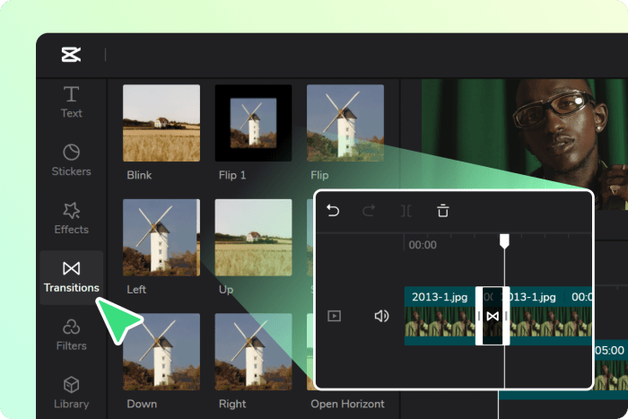 Tips membuat transisi halus di video capcut