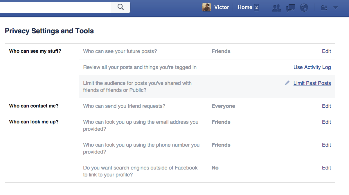 Tips mengatur privasi posting profil facebook