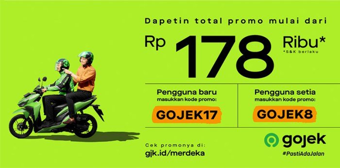 Tips hemat pesan gojek cari promo voucher