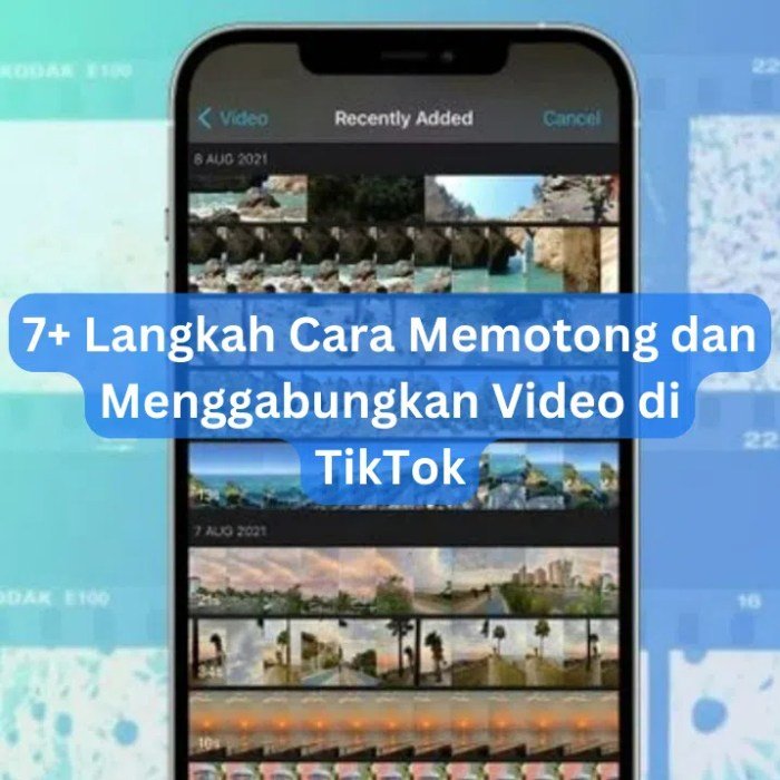Cara memotong menggabungkan video inshot