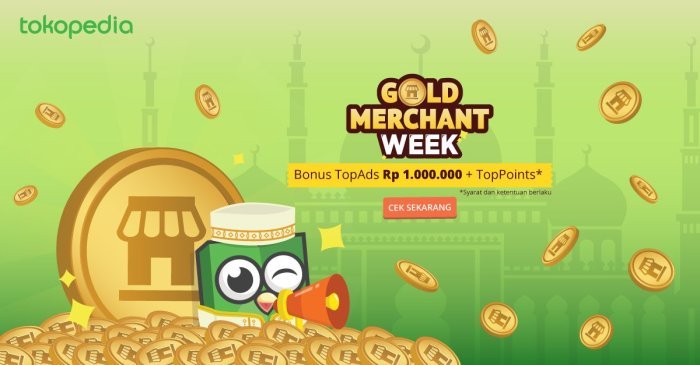 Tokopedia: aktifkan Power Merchant dasar untuk penjual baru