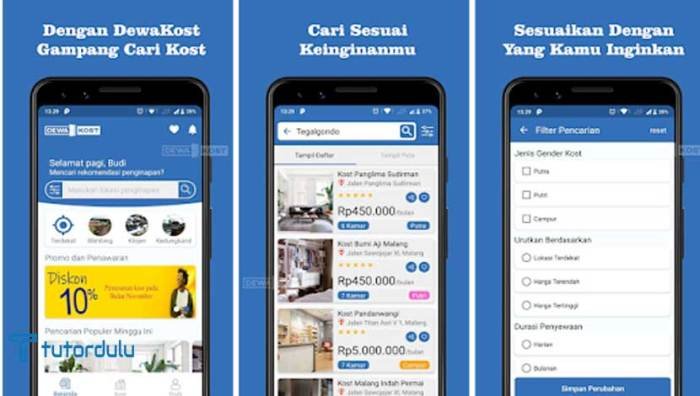 Aplikasi Peta Kos & Kontrakan: Filter Harga, Jarak, & Fasilitas