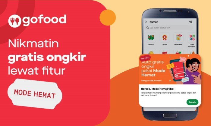 Gratis Ongkos Kirim Buat Pesan Makan, GoFood Hadirkan Fitur Mode Hemat