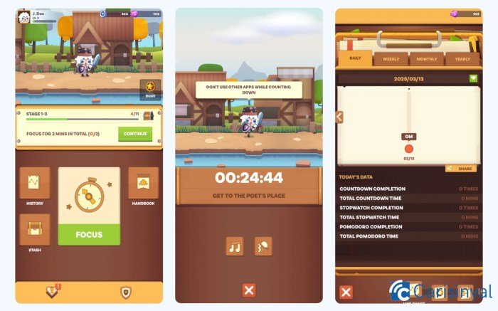 Aplikasi Pengatur Waktu Belajar: Teknik 25–5 & Statistik Harian